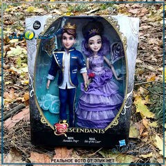 Куклы Бен и Мэл. Наследники. Ben and Mal Doll Set - Descendants (Disney) Дисней. Оригинал.