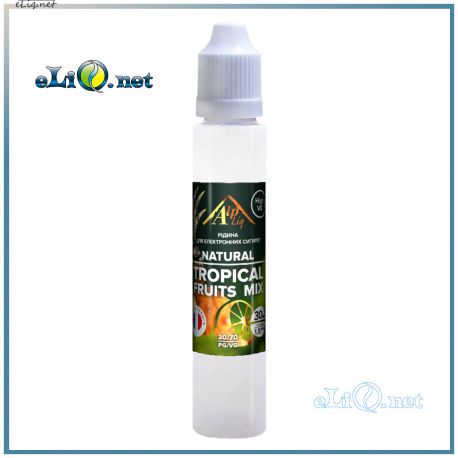 Tropical fruits mix / Natural жидкость для заправки электронных сигарет AlpLiq. Франция. Микс тропических фруктов