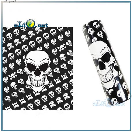 Skull - skeleton Термоусадка для аккумуляторов 18650 (термоусадочная трубка, пленка, оплетка) Череп