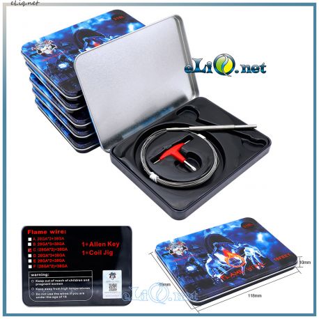 Тип C Demon Killer SS316 Flame Wire (28ga*2)+38ga. Фьюзед проволока из нержавеющей стали.