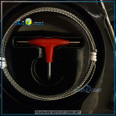 Тип C Demon Killer SS316 Flame Wire (28ga*2)+38ga. Фьюзед проволока из нержавеющей стали.