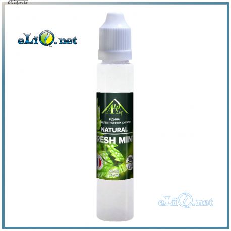 Fresh Mint / Natural жидкость для заправки электронных сигарет AlpLiq. Франция. Свежая мята
