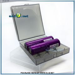 Efest H4 case. Пластиковый кейс для хранения и транспортировки 4 аккумуляторов 18650