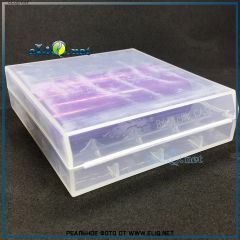 Efest H4 case. Пластиковый кейс для хранения и транспортировки 4 аккумуляторов 18650