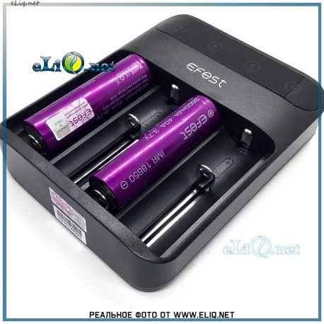 Efest LUSH Q4 / Intelligent LED Charger Интеллектуальное 4-слотовое зарядное устройство