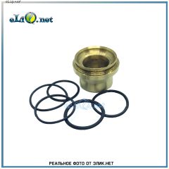The Summit Chubby cap 22mm - Чафкеп, топкеп дриптип 22 мм с о-рингами латунный. Саммит чабби