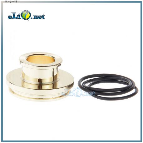 The Kupcake Chubby cap 24mm - Чафкеп, топкеп дриптип 24 мм с о-рингами стальной. Капкейк чабби