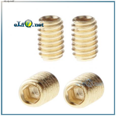 2 шт. Золотые винтики под шестигранник на Reload RTA / Релоад.