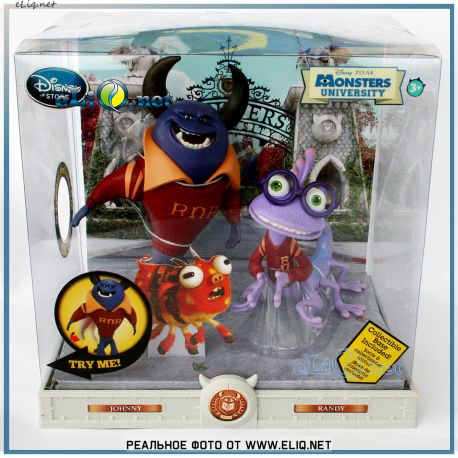 Набор фигурок Джонни и Рэнди Университет Монстров. Johnny & Randy Action Figure Play Toy Set Monsters University. Disney