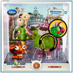 Набор фигурок Дон, Терри-и-Терри Университет Монстров. Don & Terry&Terri Action Figure Play Toy Set Monsters University. Disney
