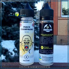 60 мл Peach Champagne Juiceland - жидкость для заправки электронных сигарет Juiceland Lab. Украина.