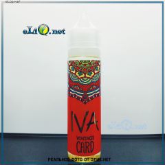 IVA Vintage Card 60мл - авторская жидкость для заправки электронных сигарет. Украина. Фруктовый микс.