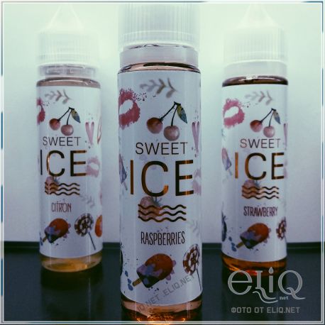 IVA Sweet ICE Raspberries 60мл - авторская жидкость для заправки электронных сигарет. Украина.