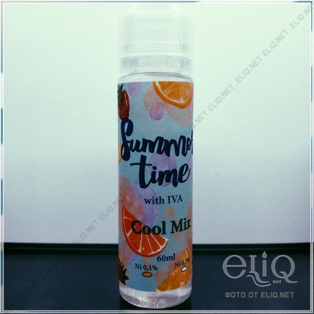 IVA Summer Time Cool Mix 60мл - авторская жидкость для заправки электронных сигарет. Украина.