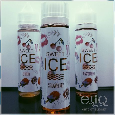 IVA Sweet ICE Strawberry 60мл - авторская жидкость для заправки электронных сигарет. Украина. Лимонад.