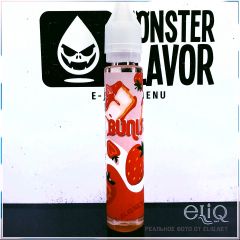 Monster Flavor Bunister 30мл - жидкость для заправки электронных сигарет. Украина. Банистер, клубничный чизкейк.
