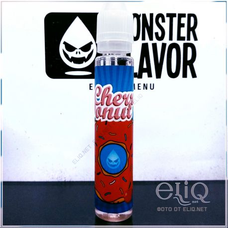 Monster Flavor Cherry Donut 30мл - жидкость для заправки электронных сигарет Украина. Вишневый пончик.