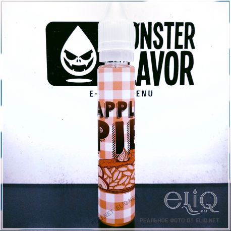 Monster Flavor Apple pie 30мл - жидкость для заправки электронных сигарет Украина. Яблочный пирог.