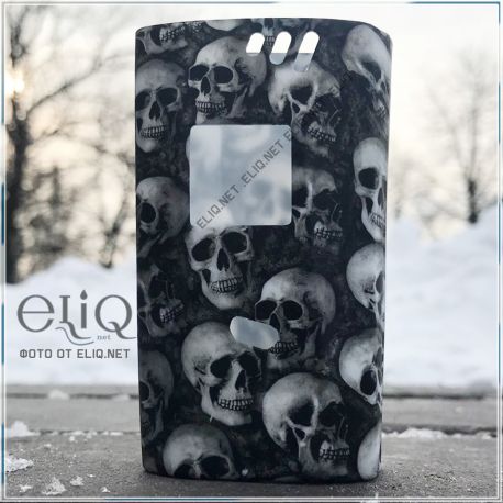 Картинка Силиконовый чехол Череп для Smok Alien 220 W. Skull Skin для Смок Алиен 220 Вт