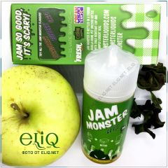 100 мл Jam Monser Apple - жидкость для заправки электронных сигарет. Джем Монстр Яблочный