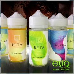 100ml - Alternativ Ejuice - Beta премиум жидкость для заправки электронных сигарет персик + яблоко.