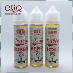 60ml Gee! Rabbit Hole - жидкость для заправки электронных сигарет Гии: воздушные рисовые хлопья, молоко и корица. Кроличья нора
