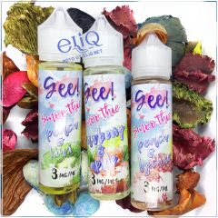 60ml Gee! Smoothie Peach & Kiwi - жидкость для заправки электронных сигарет Гии: смузи сочного персика и кислого киви.