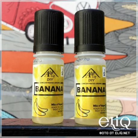 10 мл Banana AlpLiq - ароматизатор для самозамеса, Франция. Банан.
