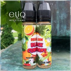60ml REAL JAM Black Currant - жидкость для заправки  электронных сигарет. Черная смородина с холодком