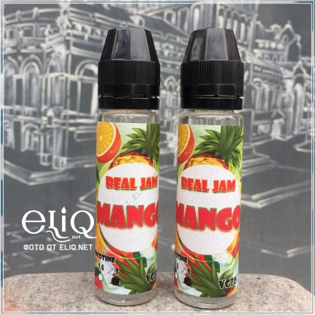 60ml REAL JAM BLACK CURRANT. Жидкость для заправки  электронных сигарет. Черная смородина с холодком
