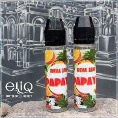 60ml REAL JAM Papaya. Жидкость для заправки  электронных сигарет. Черная смородина с холодком