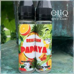 60ml REAL JAM Papaya. Жидкость для заправки  электронных сигарет. Черная смородина с холодком