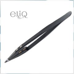 Vpdam Straight Tip Tweezers жаропрочный пинцет из нержавеющей стали и керамики с ровными концами.