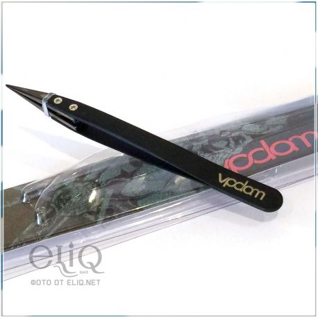Vpdam Straight Tip Tweezers жаропрочный пинцет из нержавеющей стали и керамики с ровными концами.