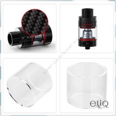 25 х 17.6мм Стеклянная колба на SMOK TFV8 Big Baby Carbon Fiber Tank. Оригинал