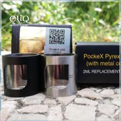Aspire PockeX Pyrex Tube - запасное стекло в металлическом корпусе для Аспаир Поук Икс.