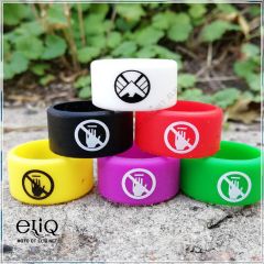 22*12*2мм VapeThink Steam Shark Rubber Vape Band - широкое декоративное каучуковое колечко для атомайзеров.