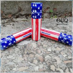 Термоусадка BugaBooVape флаг USA для аккумуляторов 18650 оплетка, термоусадочная пленка