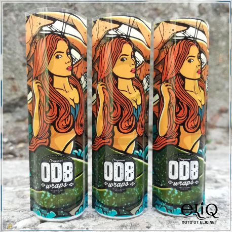 Термоусадка ODB wraps Рыжая девушка для аккумуляторов 18650 оплетка, термоусадочная пленка