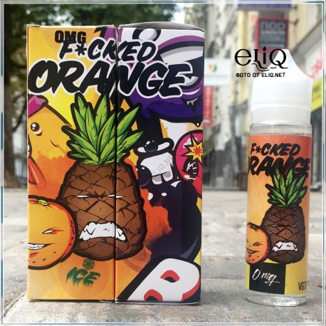 60ml F*cked Liquids Orange Ice. Жидкость для заправки  электронных сигарет. Апельсин с холодком