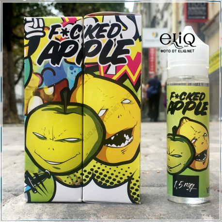 60ml F*cked Liquids Apple Ice. Жидкость для заправки  электронных сигарет. Яблоко с холодком