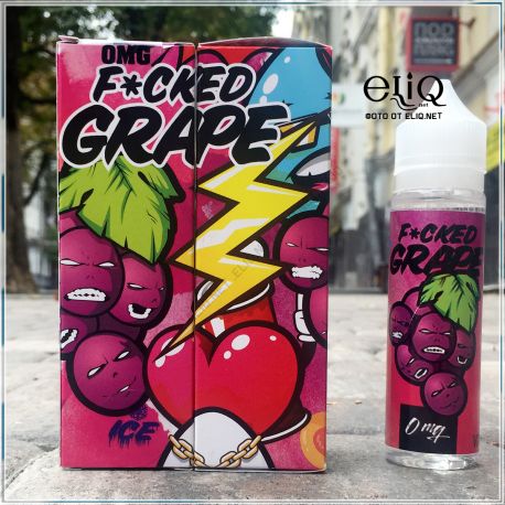 60ml F*cked Liquids Grape Ice. Жидкость для заправки  электронных сигарет. Виноград с холодком