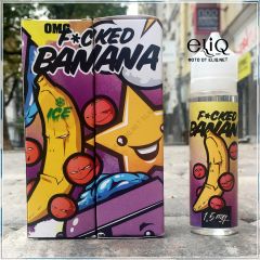 60ml F*cked Liquids Banana Ice. Жидкость для заправки  электронных сигарет. Банан с холодком
