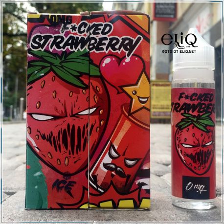 60ml F*cked Liquids Strawberry Ice. Жидкость для заправки  электронных сигарет. Клубника с холодком