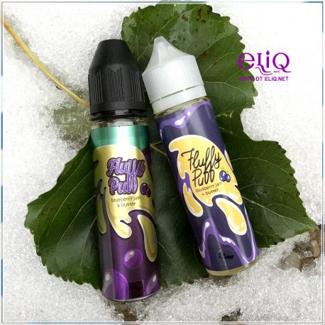 60ml Fluffy Puff Blueberry Jam. Жидкость для заправки электронной сигареты. Черничный джем