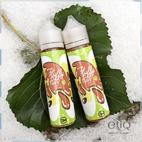 60ml Fluffy Puff Apple in Caramel. Жидкость для заправки электронной сигареты. Яблоко, Карамель
