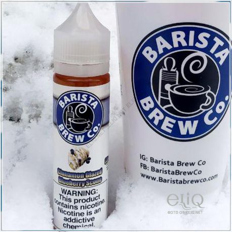 Cinnamon Glazed Blueberry Scone Barista Brew Co.- премиум жидкость для электронной сигареты. Бариста США.