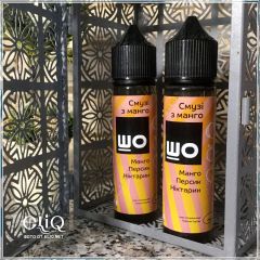 60ml ШО Манговый смузи. Жидкость для электронной сигареты. Нектарин, персик, манго