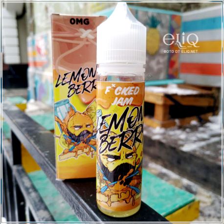 60m Lemon Berry Jam F*cked Liquids. Жидкость для заправки  электронных сигарет. Лимон.
