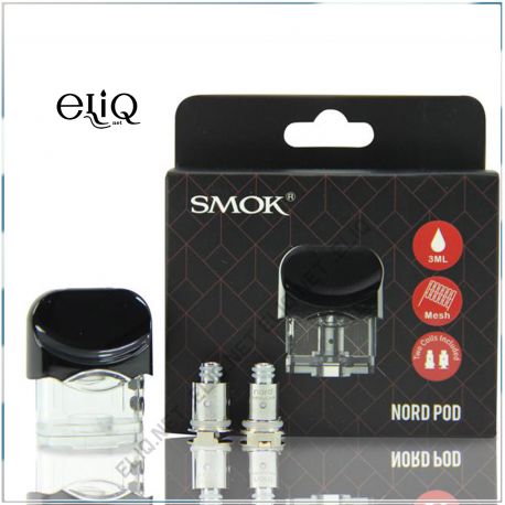 Картридж (под) + 2 испарителя на Smok NORD POD 3ml Смок Норд